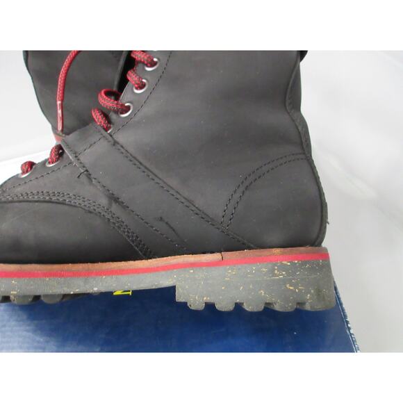 Polo Ralph Lauren Maurice Boots Mens Size 7 Black Leather Buckle Combat Moto main image 6
